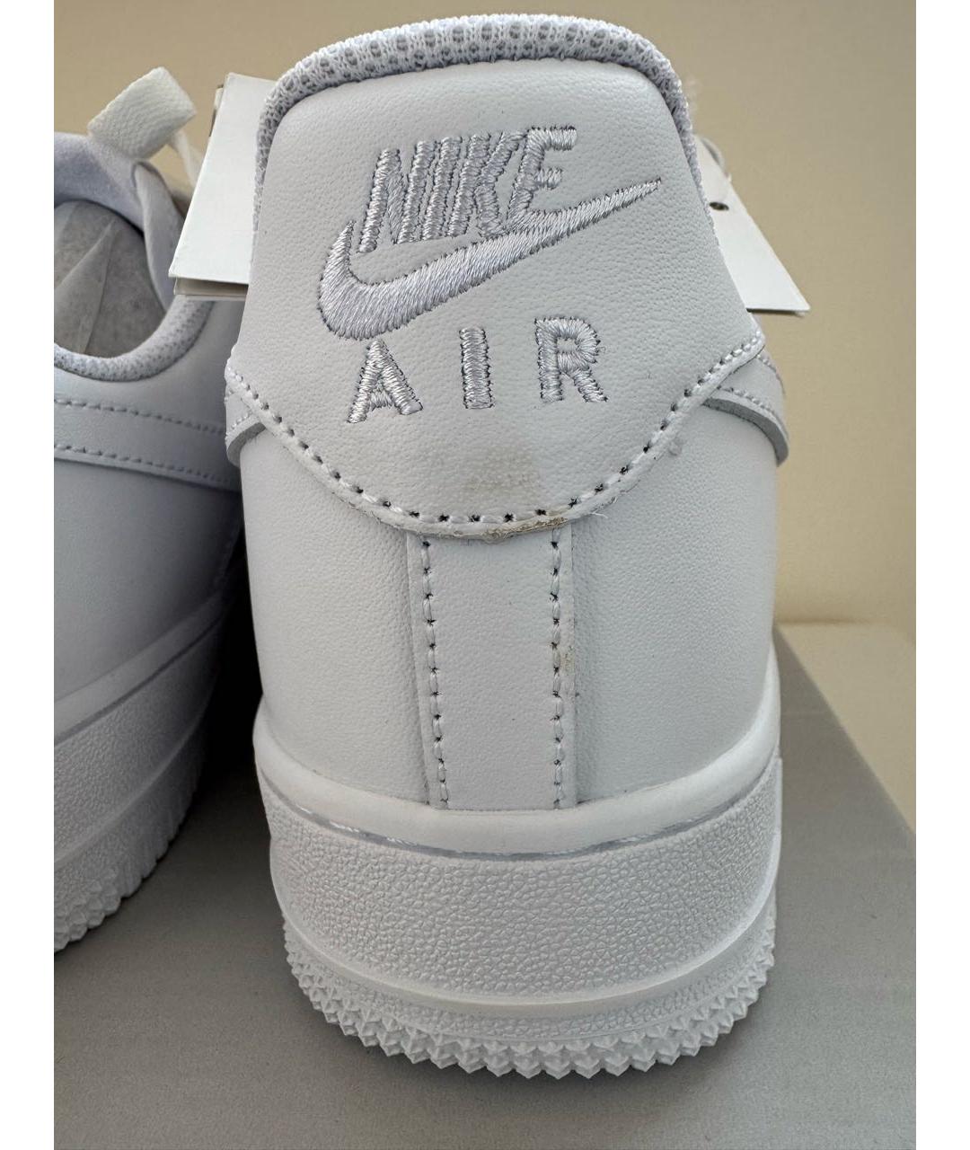 NIKE Белые кроссовки из искусственной кожи, фото 8