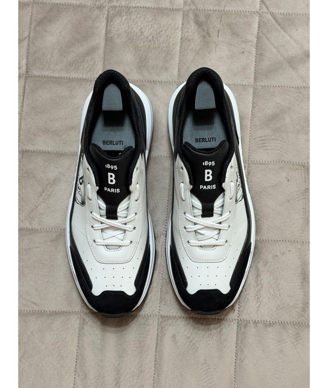 BERLUTI Мульти кожаные низкие кроссовки / кеды, фото 6