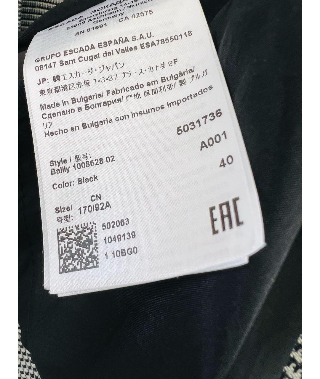 ESCADA Черный жакет/пиджак, фото 5