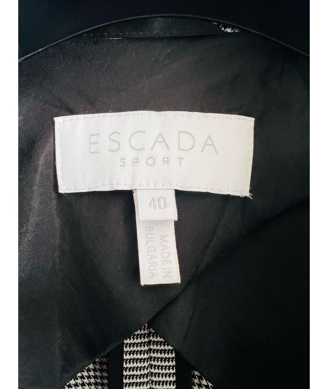 ESCADA Черный жакет/пиджак, фото 4