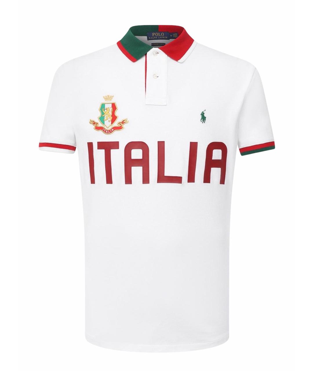 POLO RALPH LAUREN Мульти хлопковое поло с коротким рукавом, фото 1