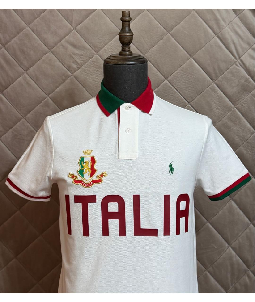 POLO RALPH LAUREN Мульти хлопковое поло с коротким рукавом, фото 3