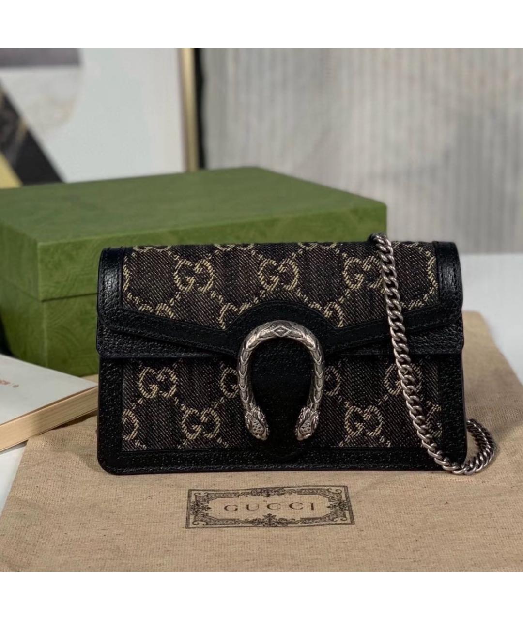 GUCCI Черная сумка через плечо, фото 2