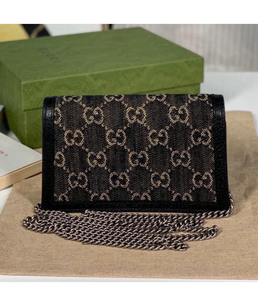 GUCCI Черная сумка через плечо, фото 3