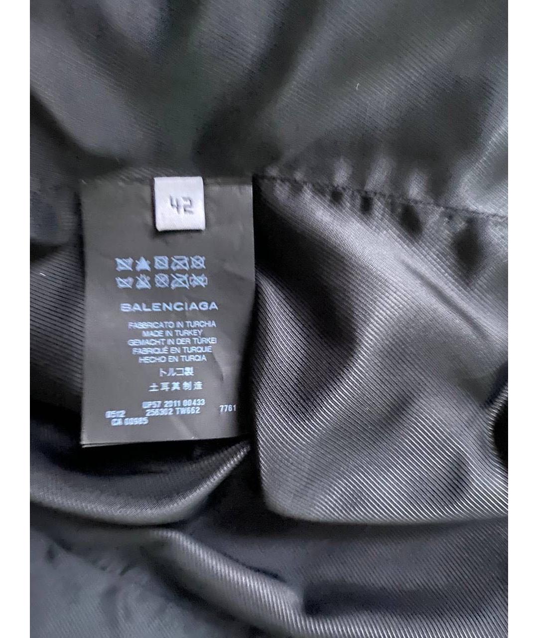 BALENCIAGA Коричневая кожаная куртка, фото 5