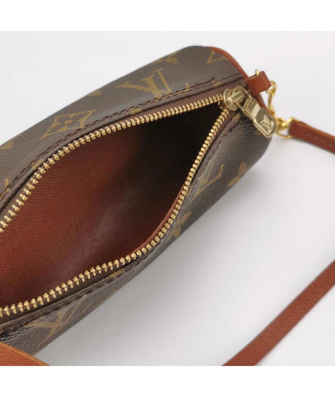 LOUIS VUITTON Коричневая сумка с короткими ручками, фото 6