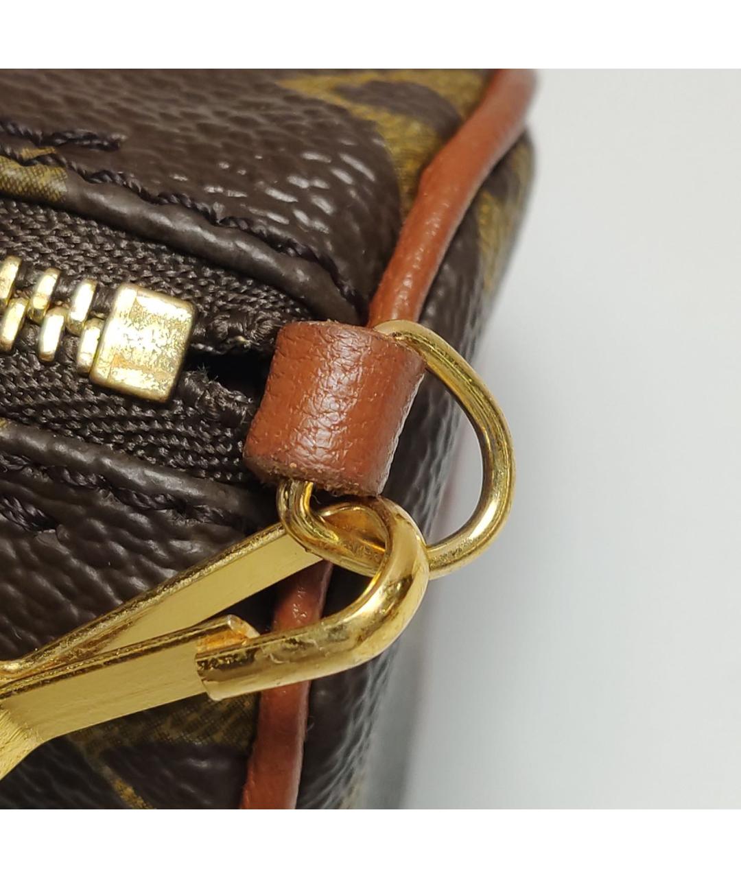 LOUIS VUITTON Коричневая сумка с короткими ручками, фото 8