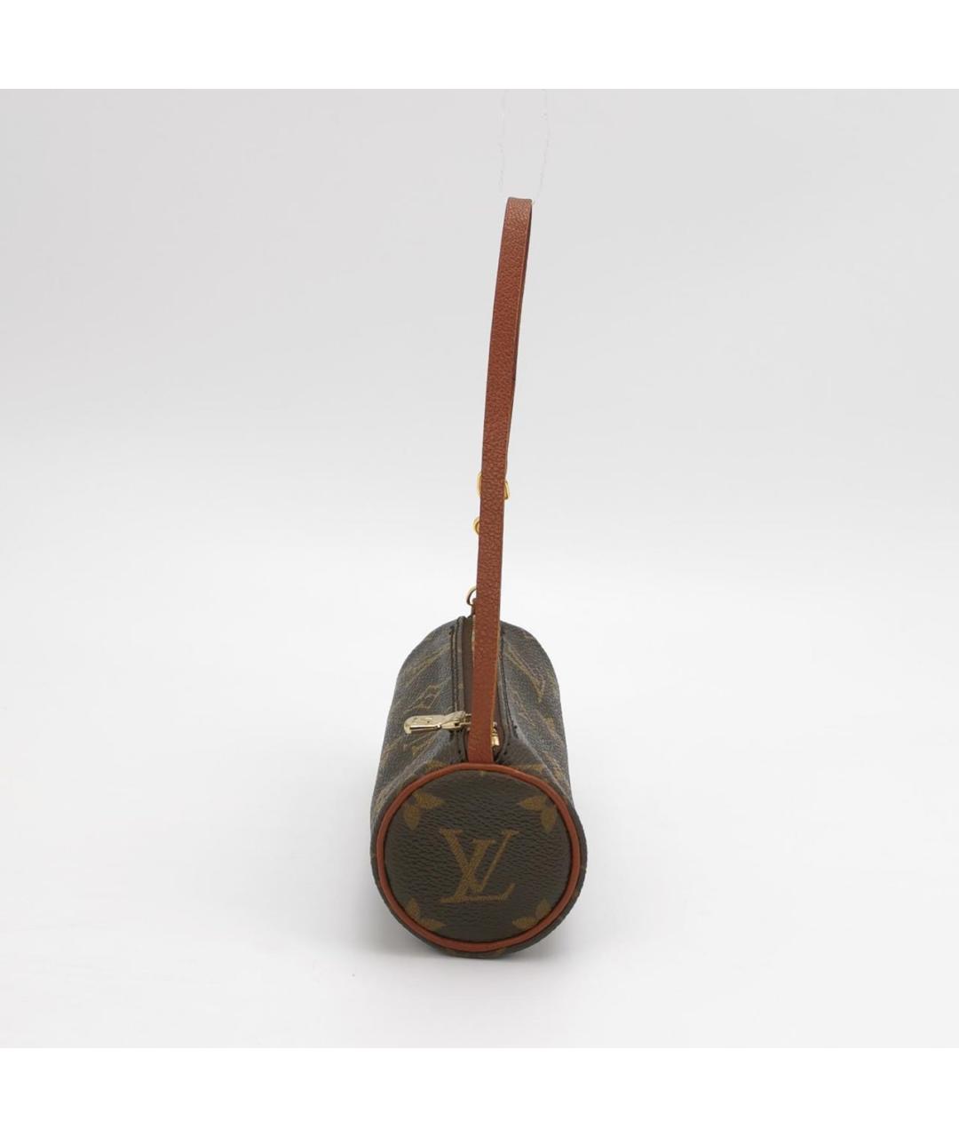 LOUIS VUITTON Коричневая сумка с короткими ручками, фото 4