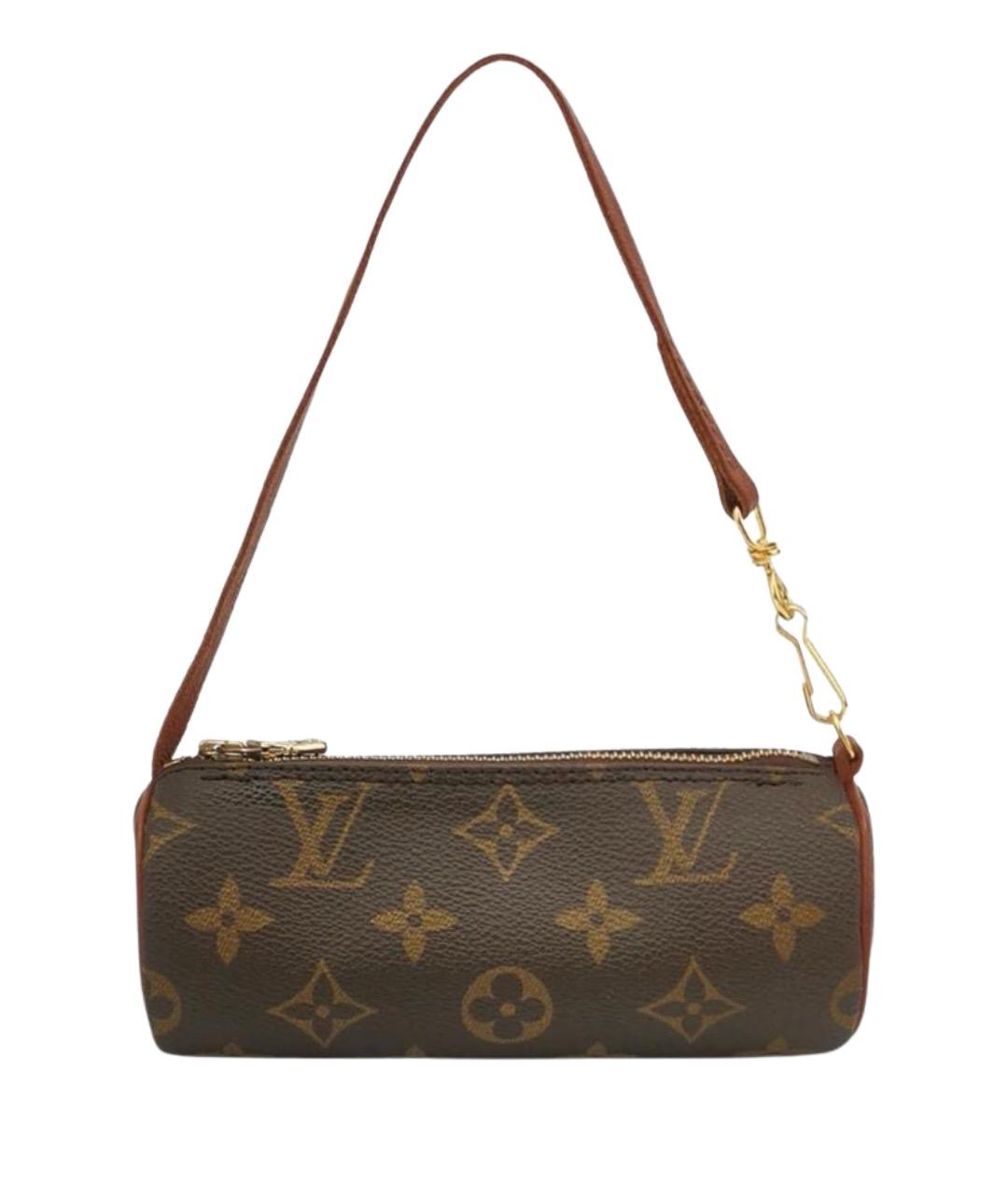 LOUIS VUITTON Коричневая сумка с короткими ручками, фото 1