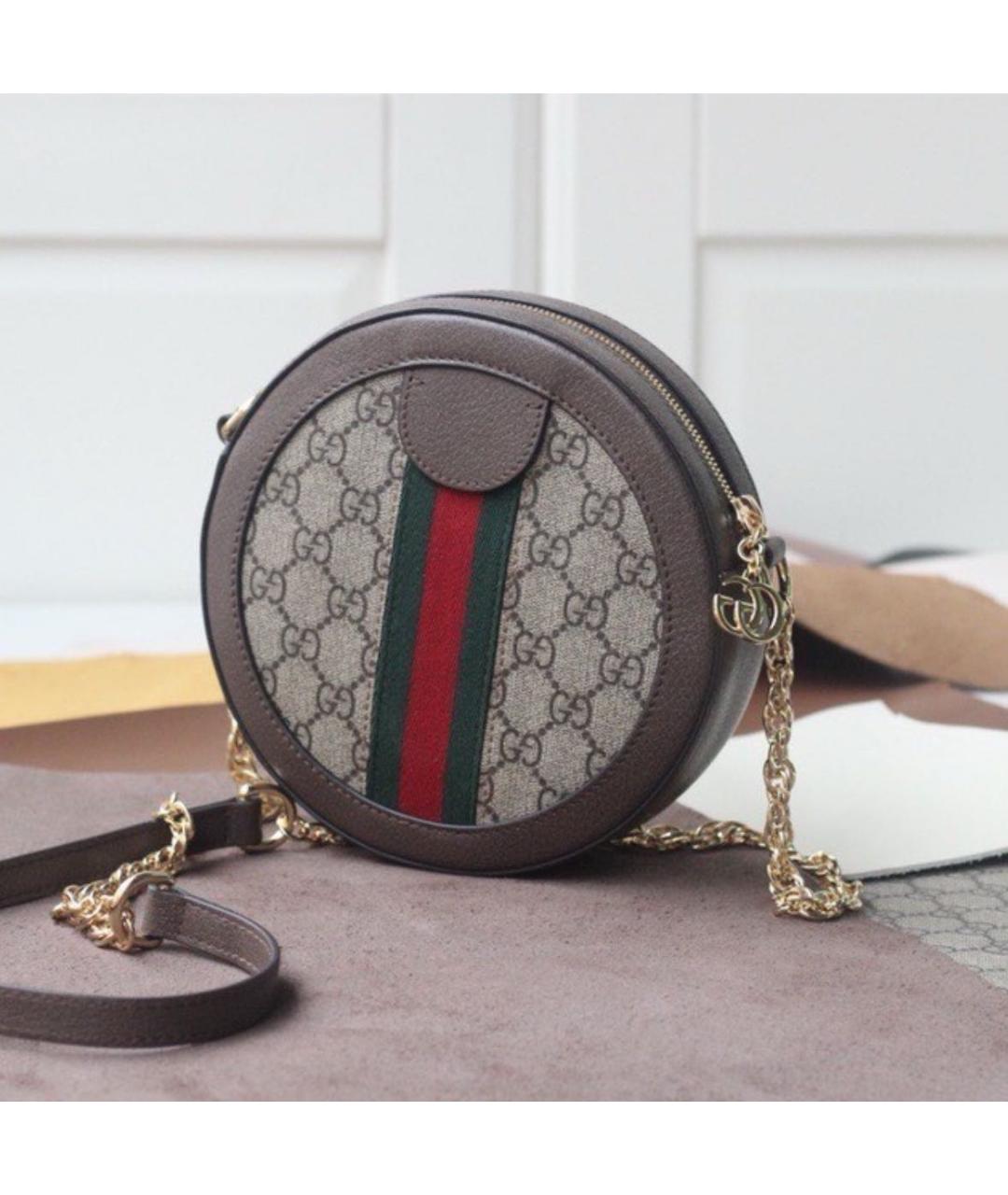 GUCCI Коричневая сумка через плечо, фото 3