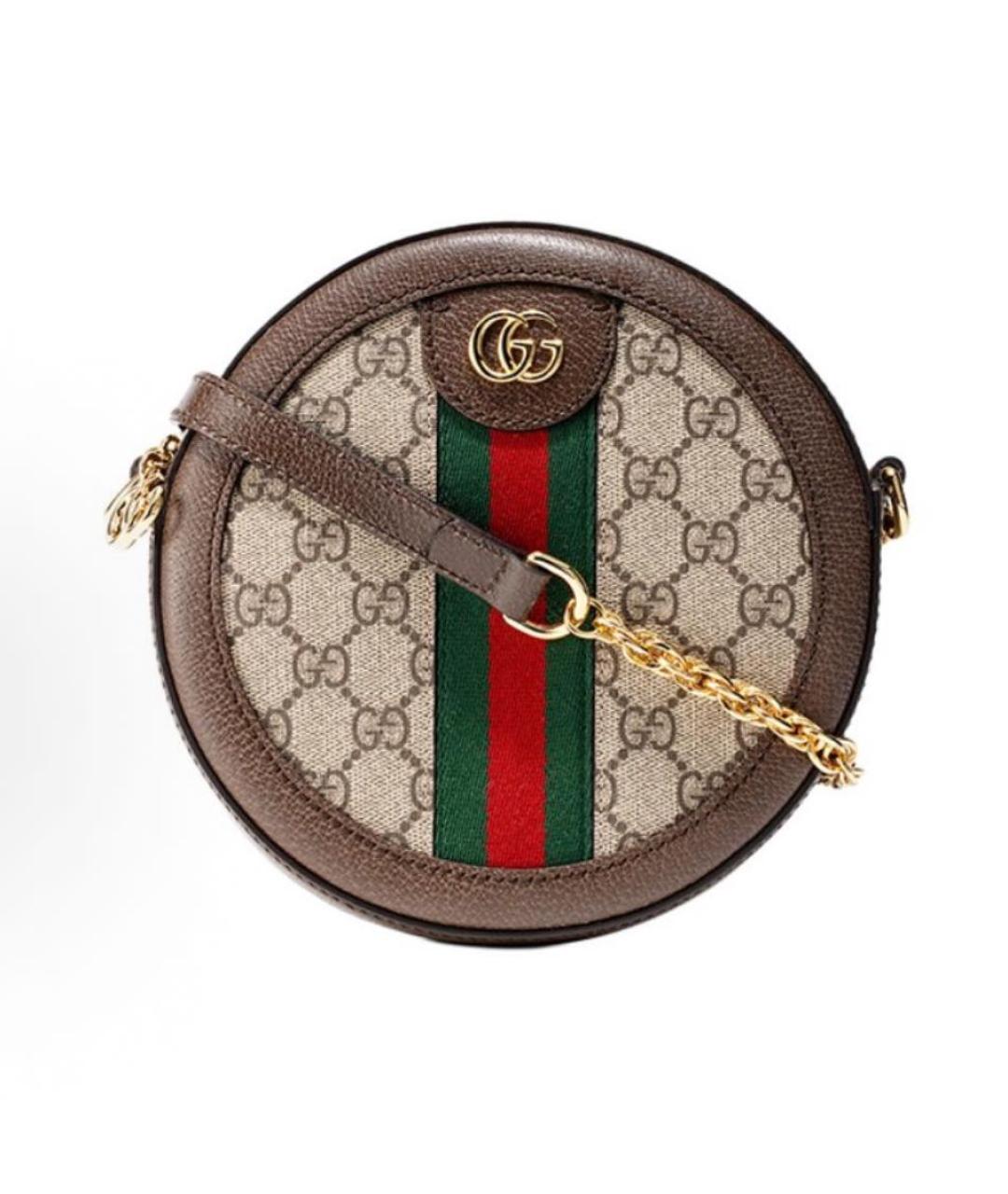 GUCCI Коричневая сумка через плечо, фото 5
