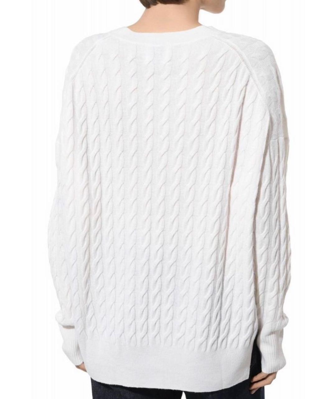 ALLUDE Белый кашемировый джемпер / свитер, фото 2