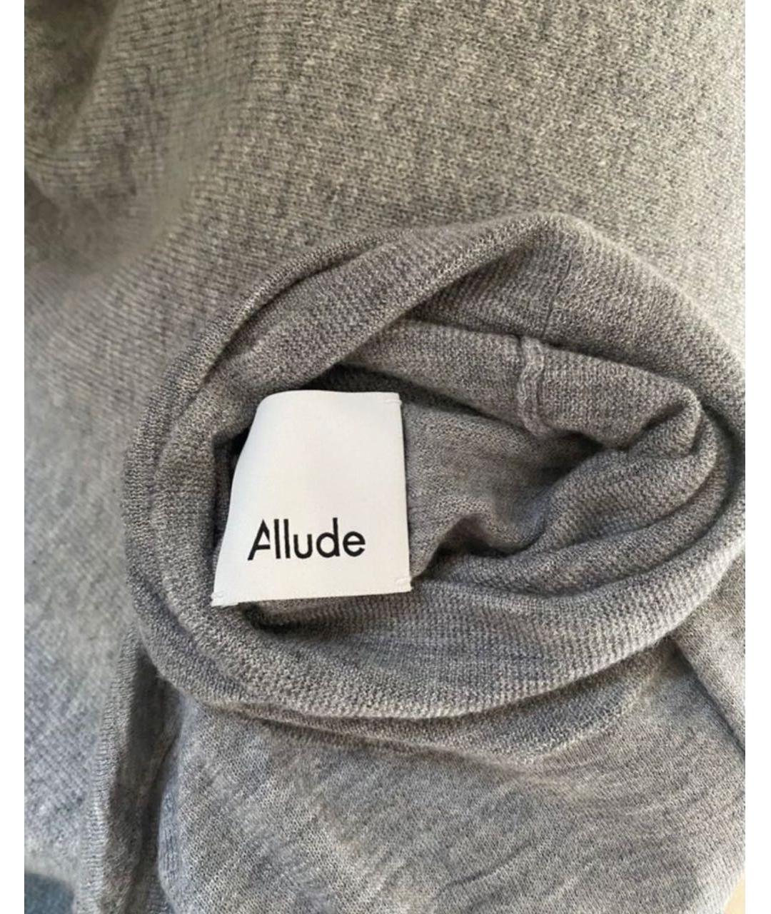 ALLUDE Серый кашемировый костюм с юбками, фото 3