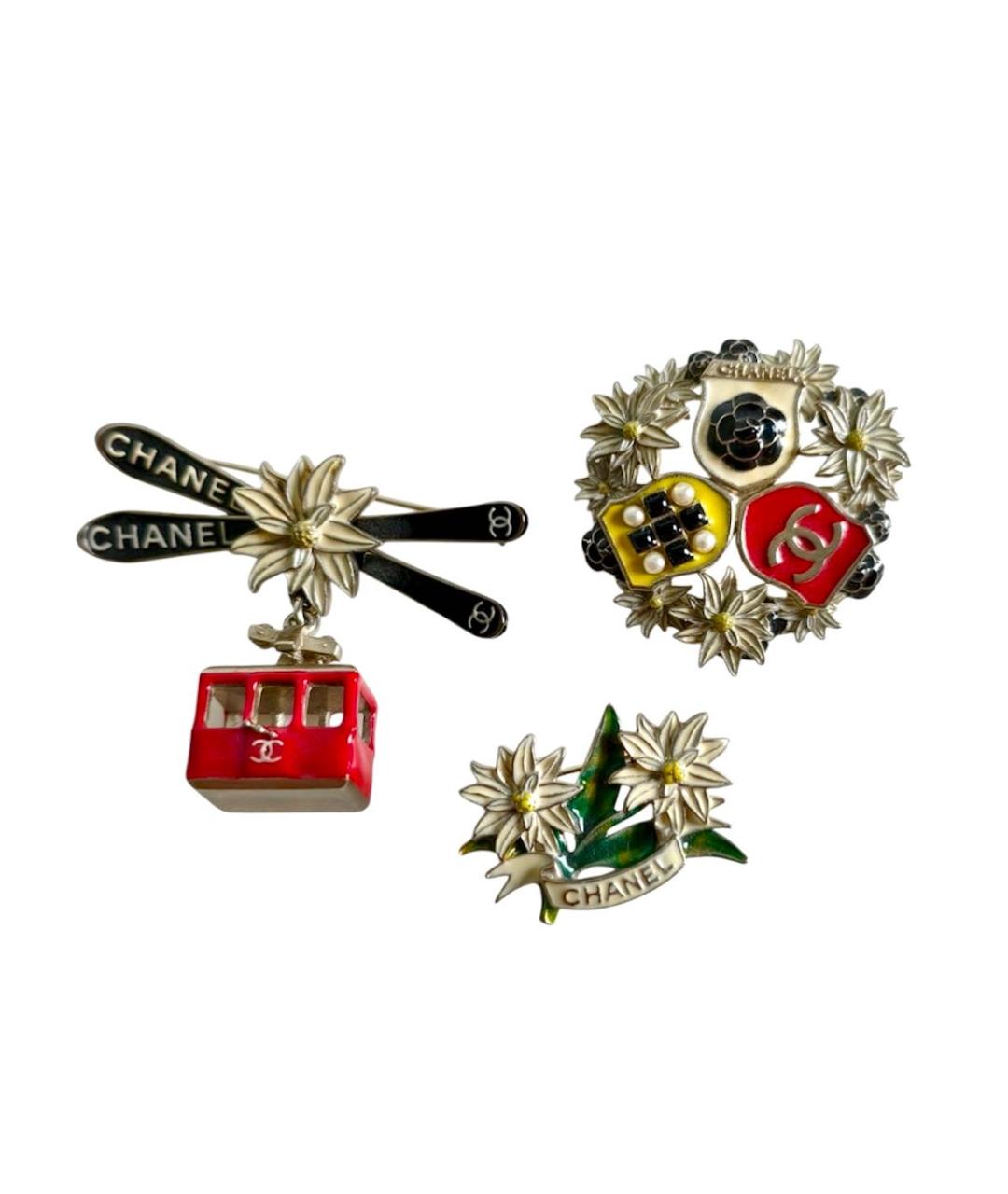 CHANEL Металлическая булавка / брошь, фото 8