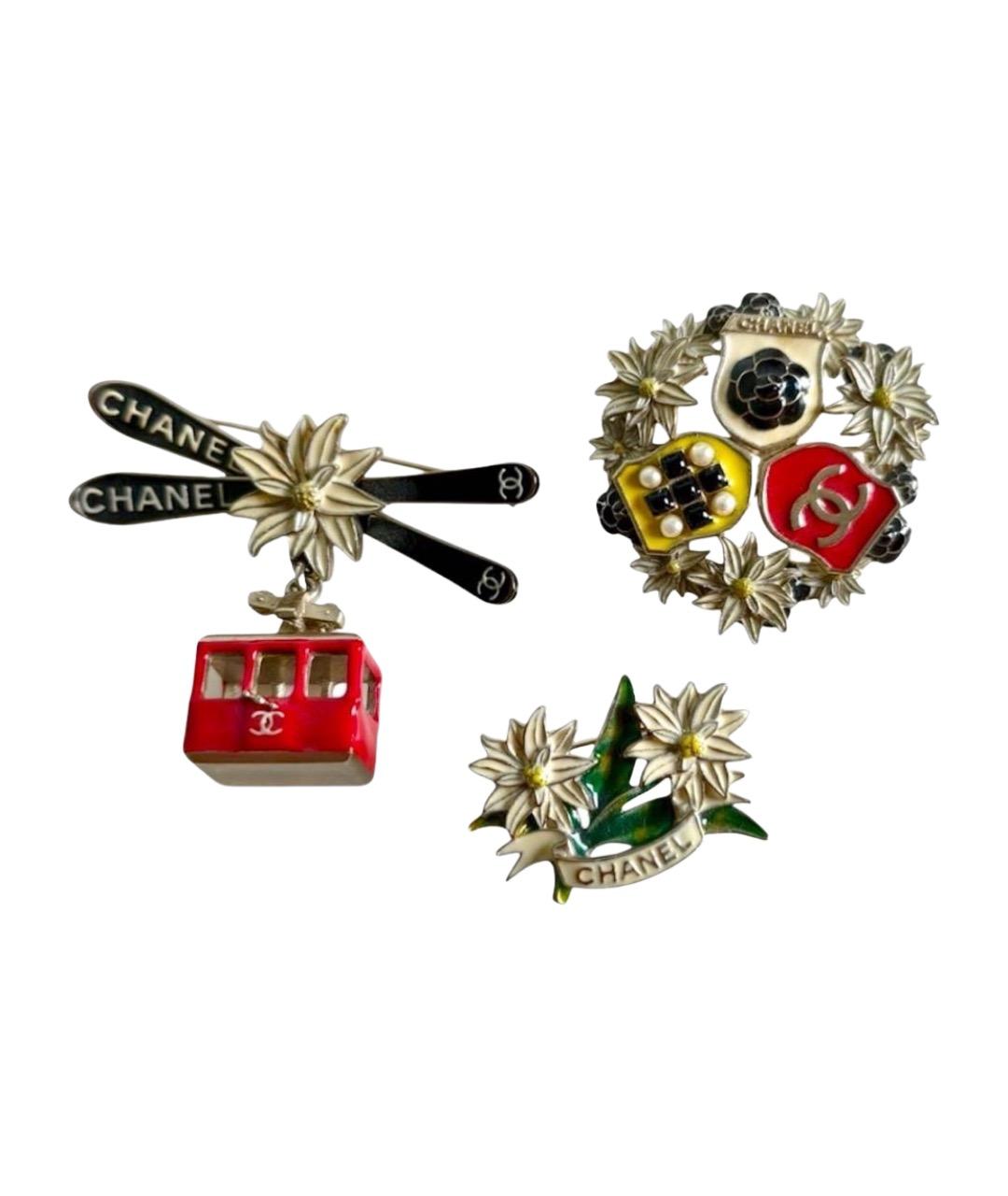 CHANEL Металлическая булавка / брошь, фото 1