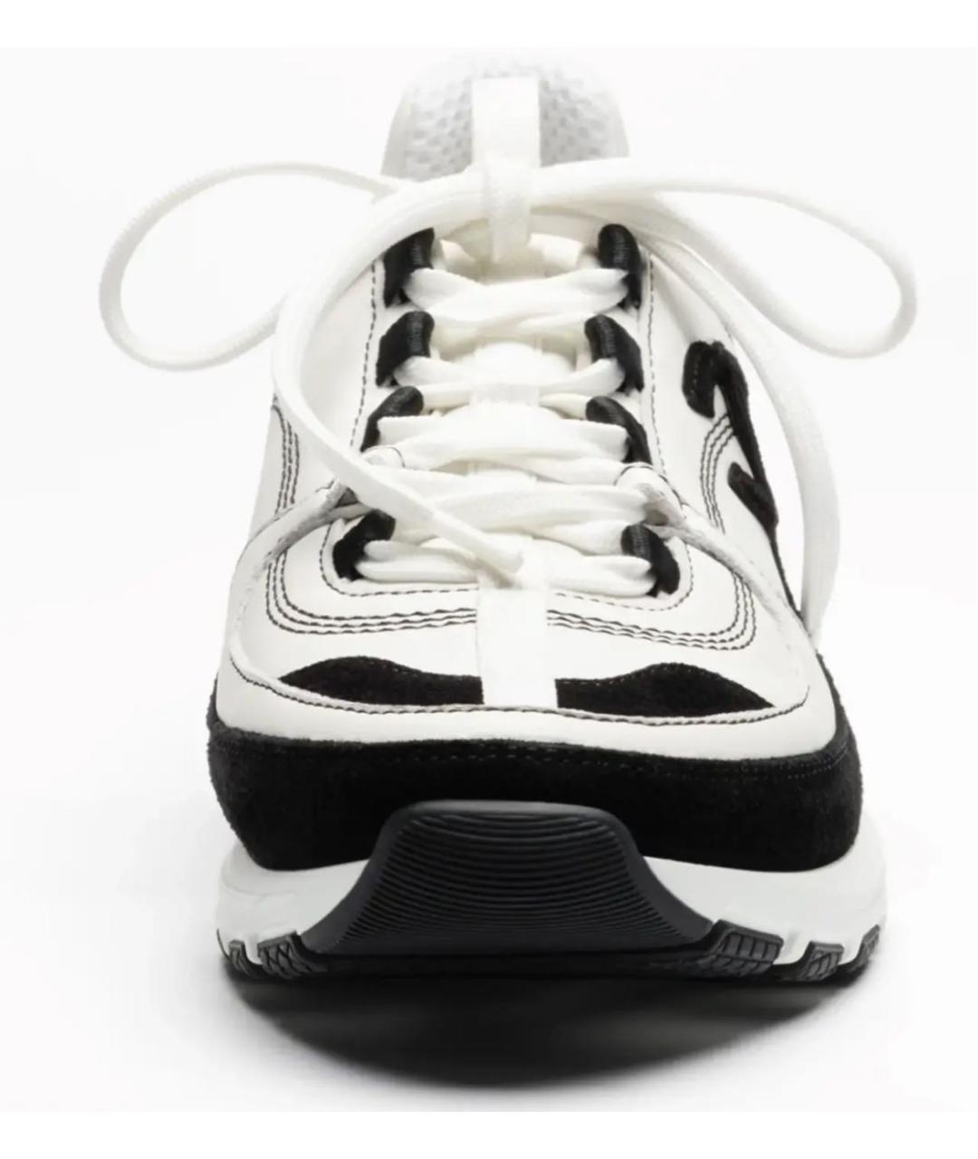 CHANEL Белые текстильные кроссовки, фото 5