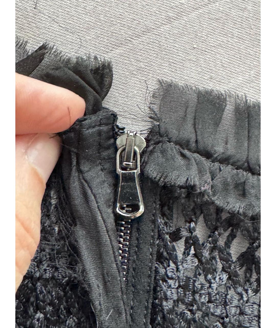 DOLCE&GABBANA Черное шерстяное коктейльное платье, фото 3