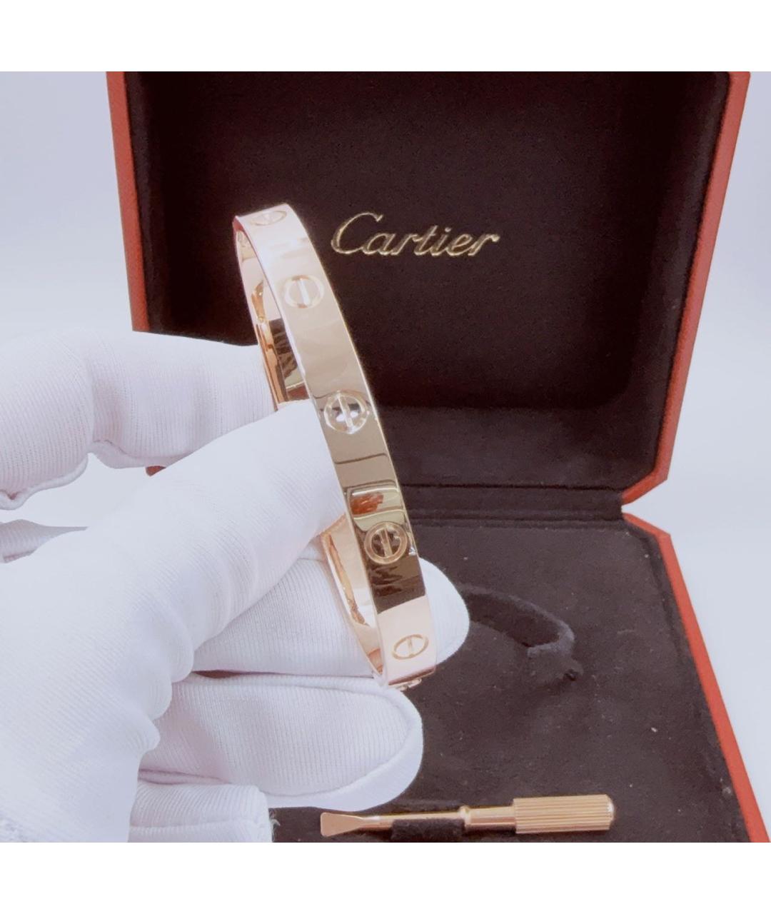 CARTIER Розовый браслет из розового золота, фото 7