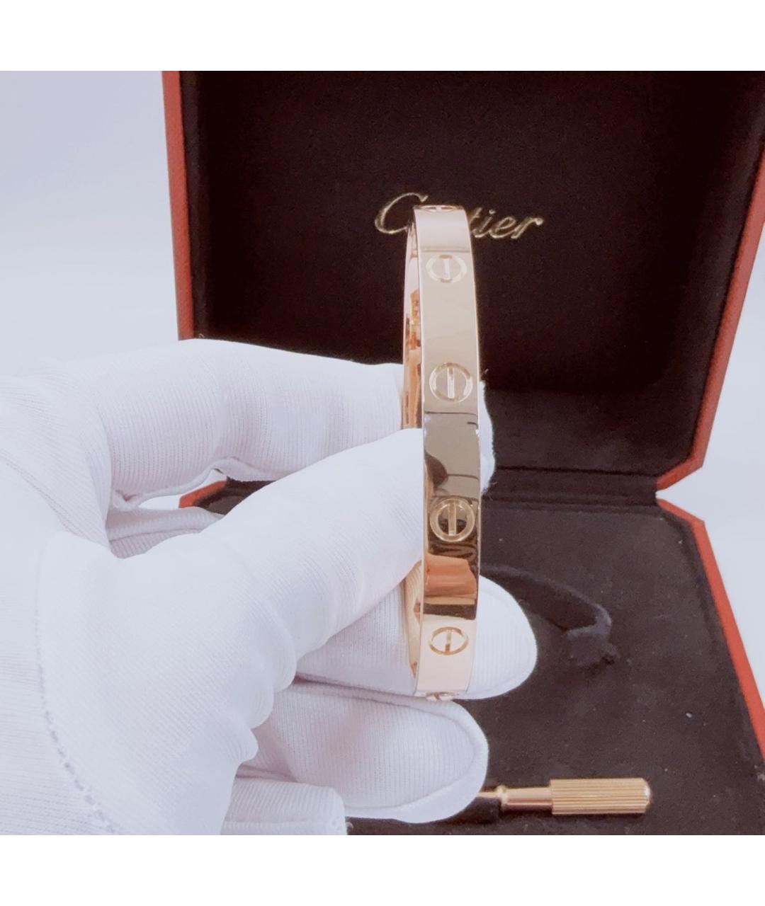 CARTIER Розовый браслет из розового золота, фото 5