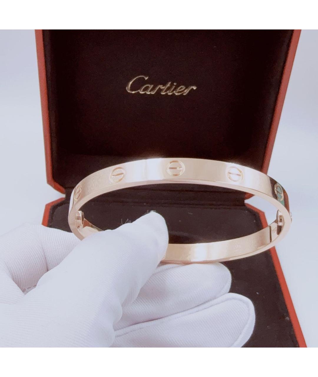 CARTIER Розовый браслет из розового золота, фото 4