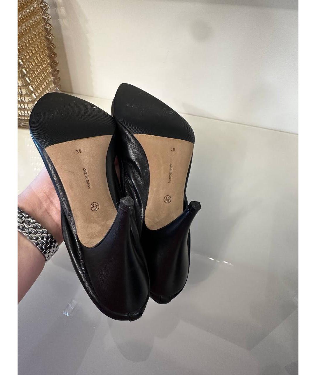 THE ROW Черные кожаные туфли, фото 2