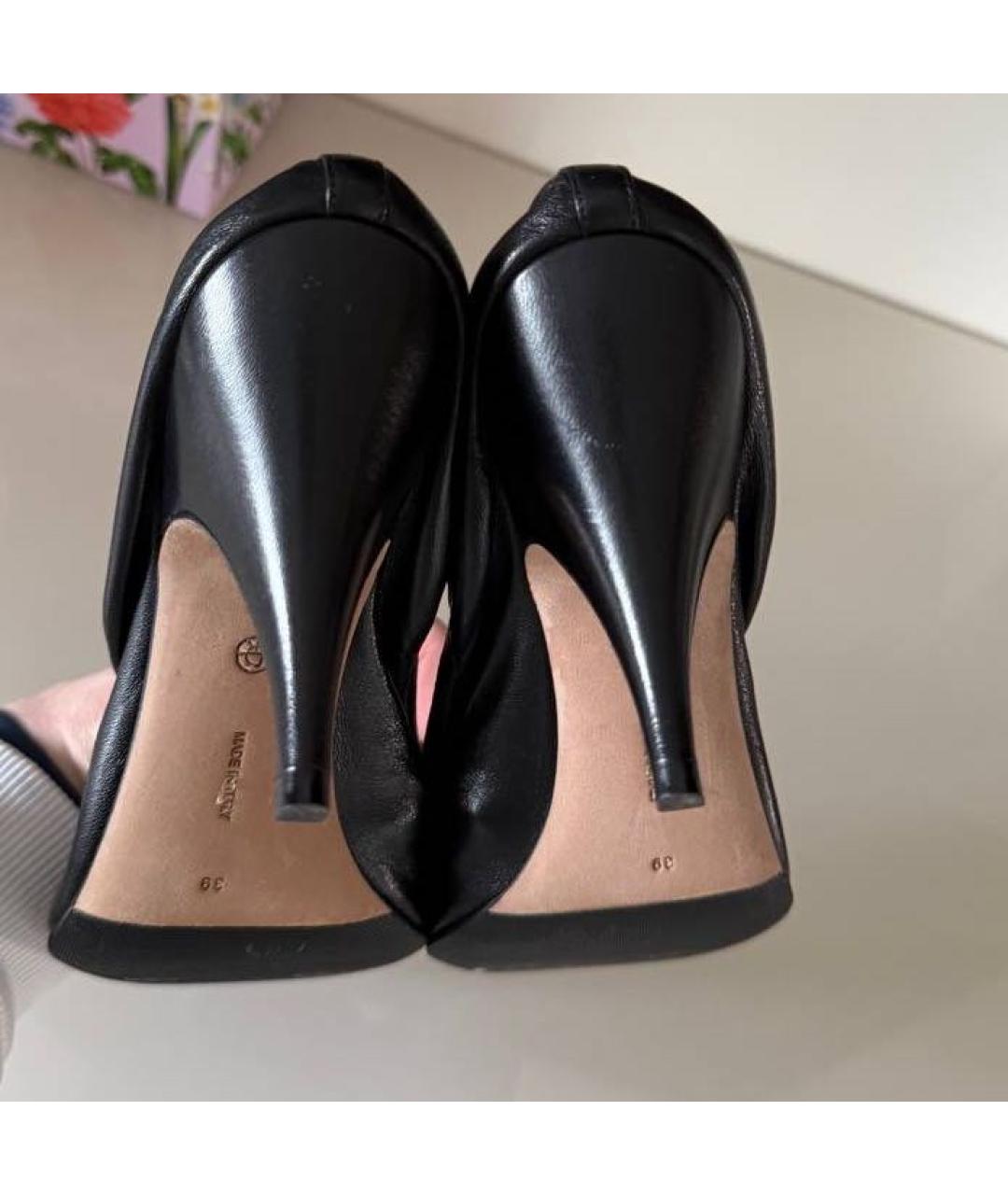 THE ROW Черные кожаные туфли, фото 7