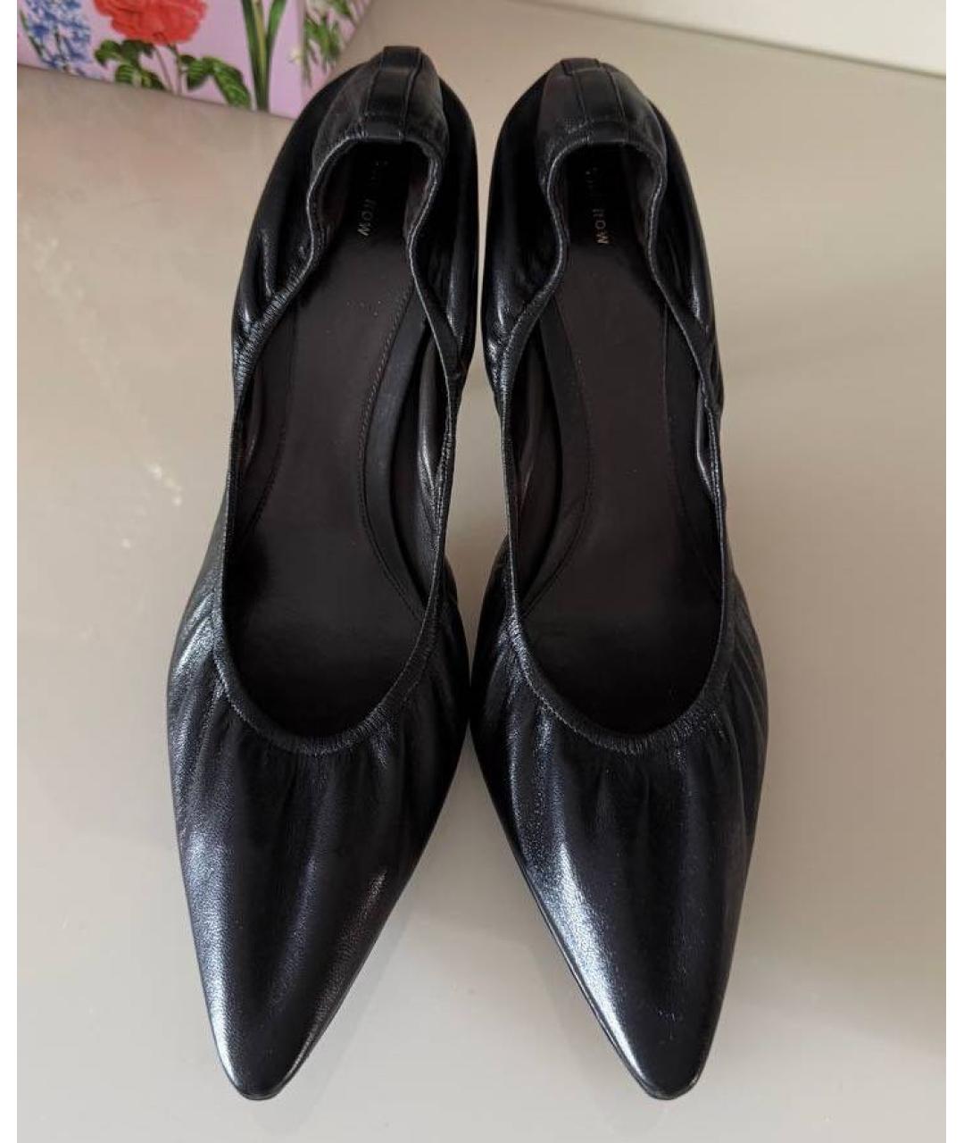 THE ROW Черные кожаные туфли, фото 6