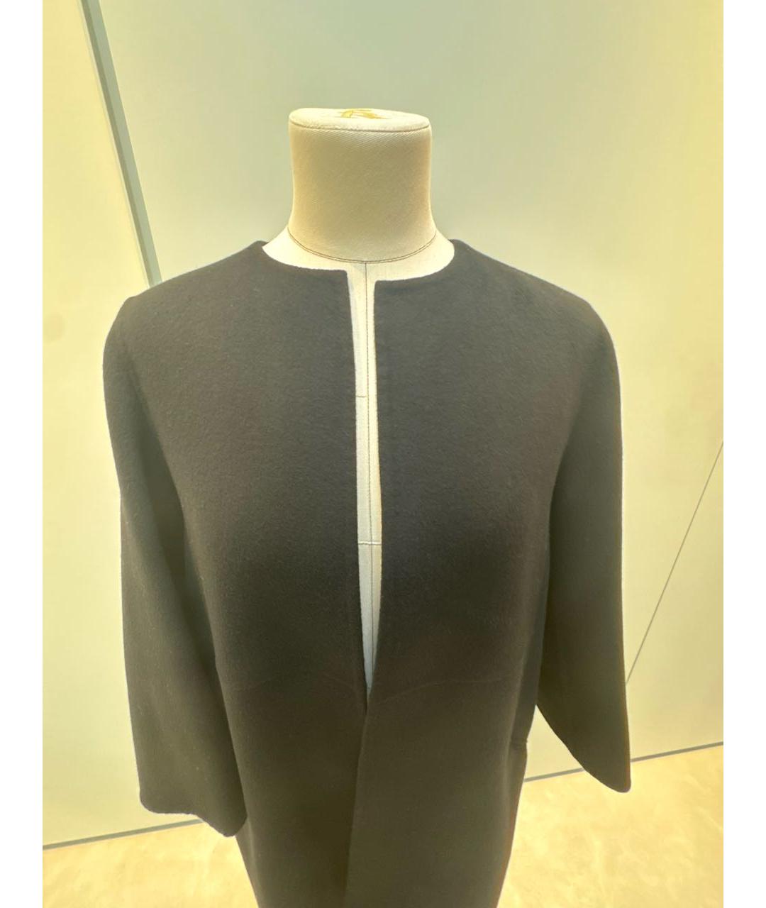 SAINT LAURENT Черное кашемировое пальто, фото 4