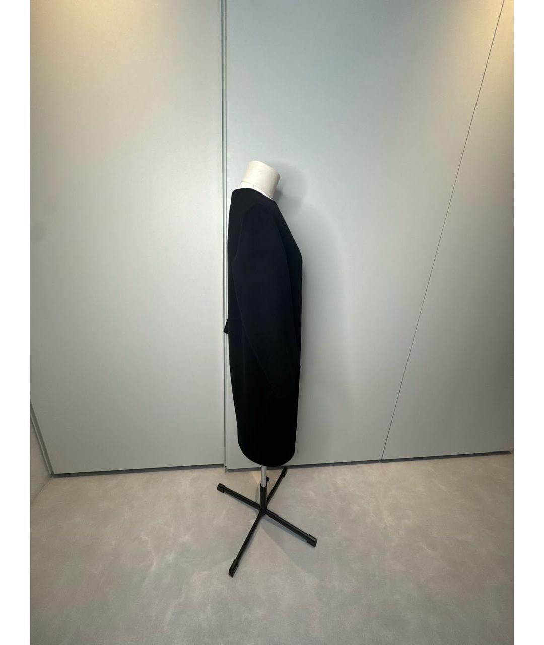 SAINT LAURENT Черное кашемировое пальто, фото 3