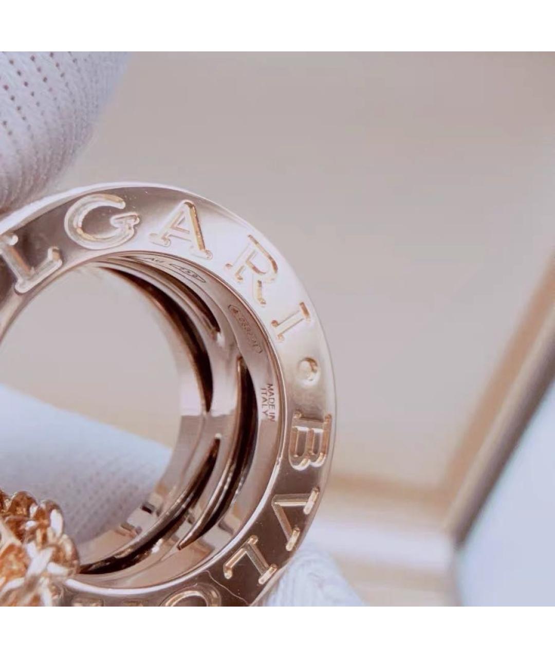 BVLGARI Черное колье из розового золота, фото 5