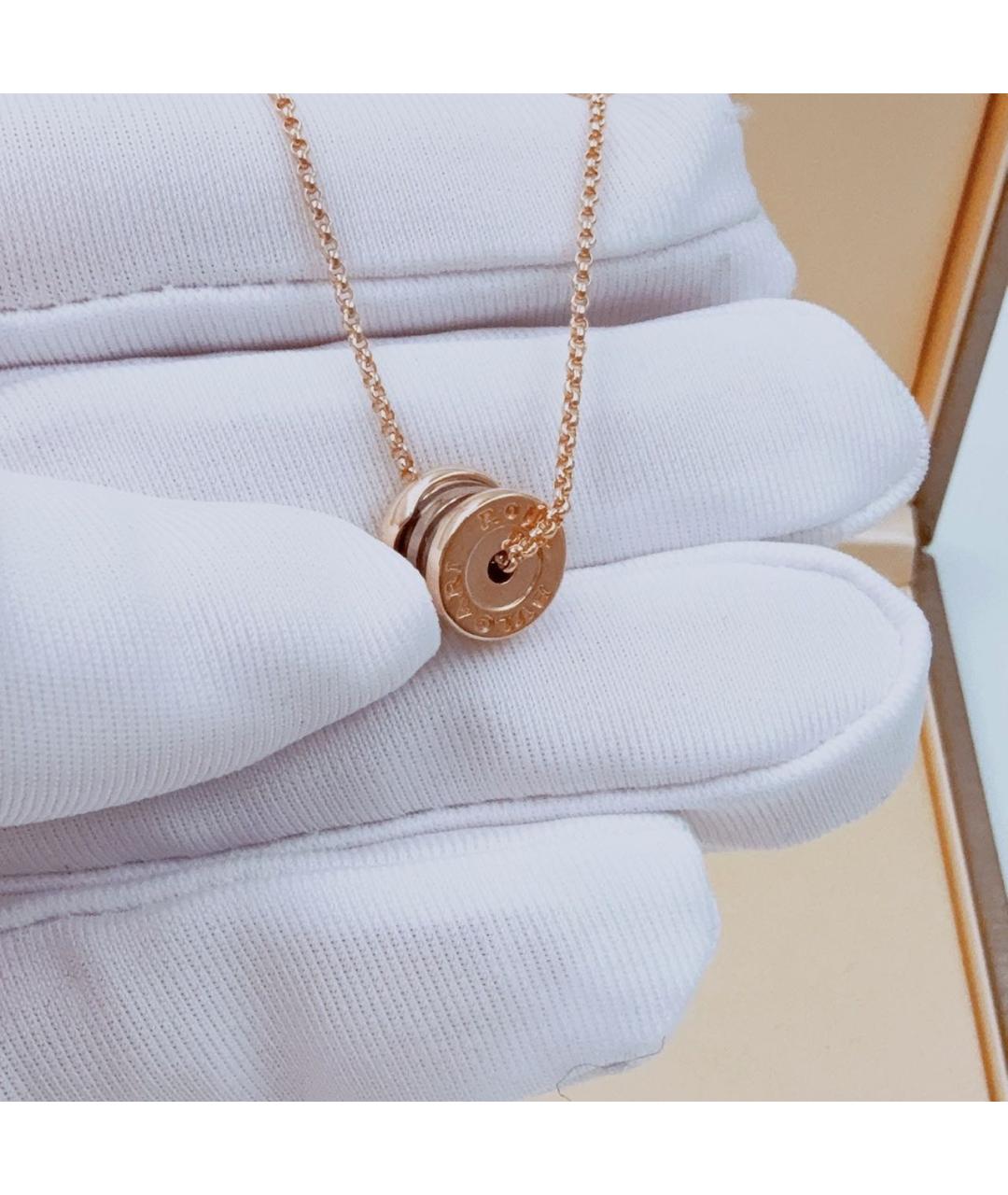 BVLGARI Коричневое колье из розового золота, фото 6