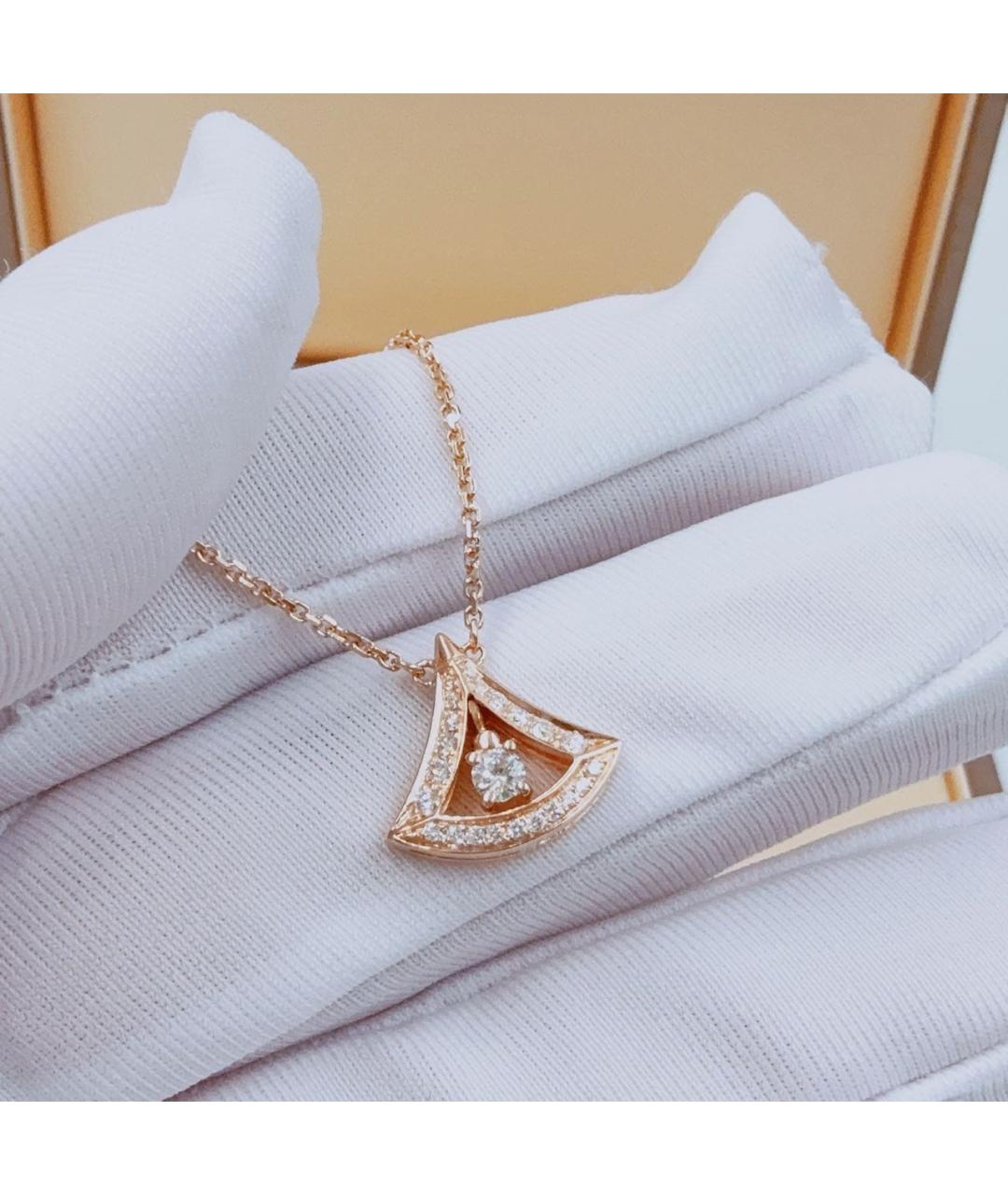 BVLGARI Золотое колье из розового золота, фото 5