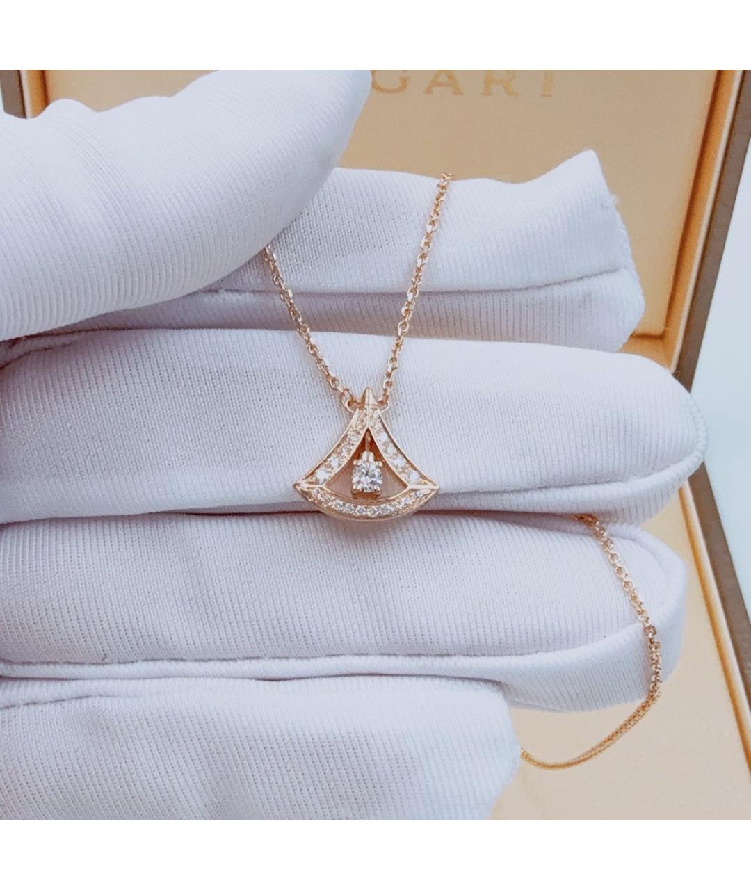 BVLGARI Золотое колье из розового золота, фото 3