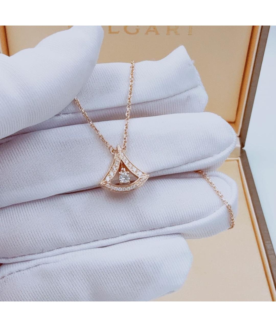 BVLGARI Золотое колье из розового золота, фото 4