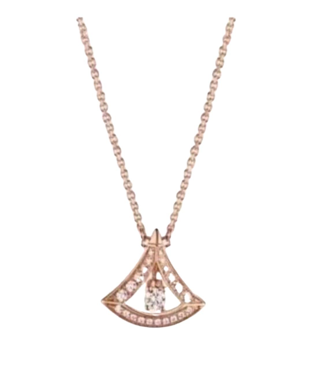 BVLGARI Золотое колье из розового золота, фото 1