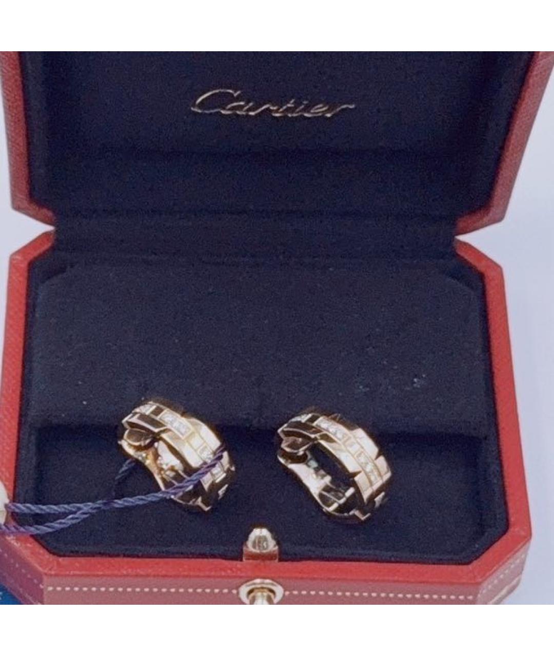 CARTIER Золотые серьги из желтого золота, фото 2