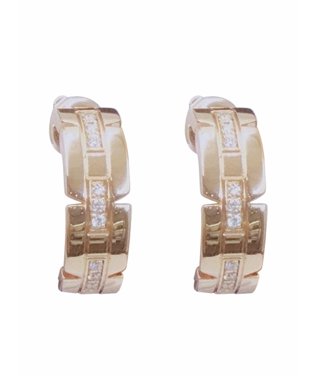 CARTIER Золотые серьги из желтого золота, фото 1