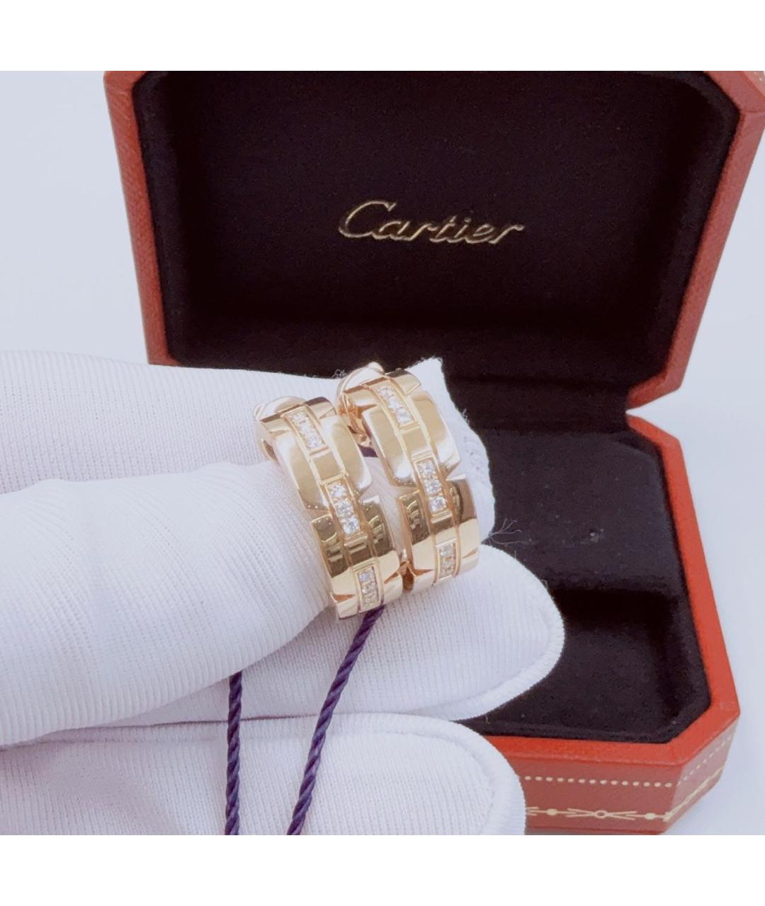 CARTIER Золотые серьги из желтого золота, фото 9