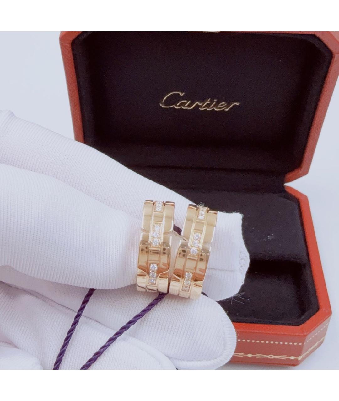 CARTIER Золотые серьги из желтого золота, фото 5