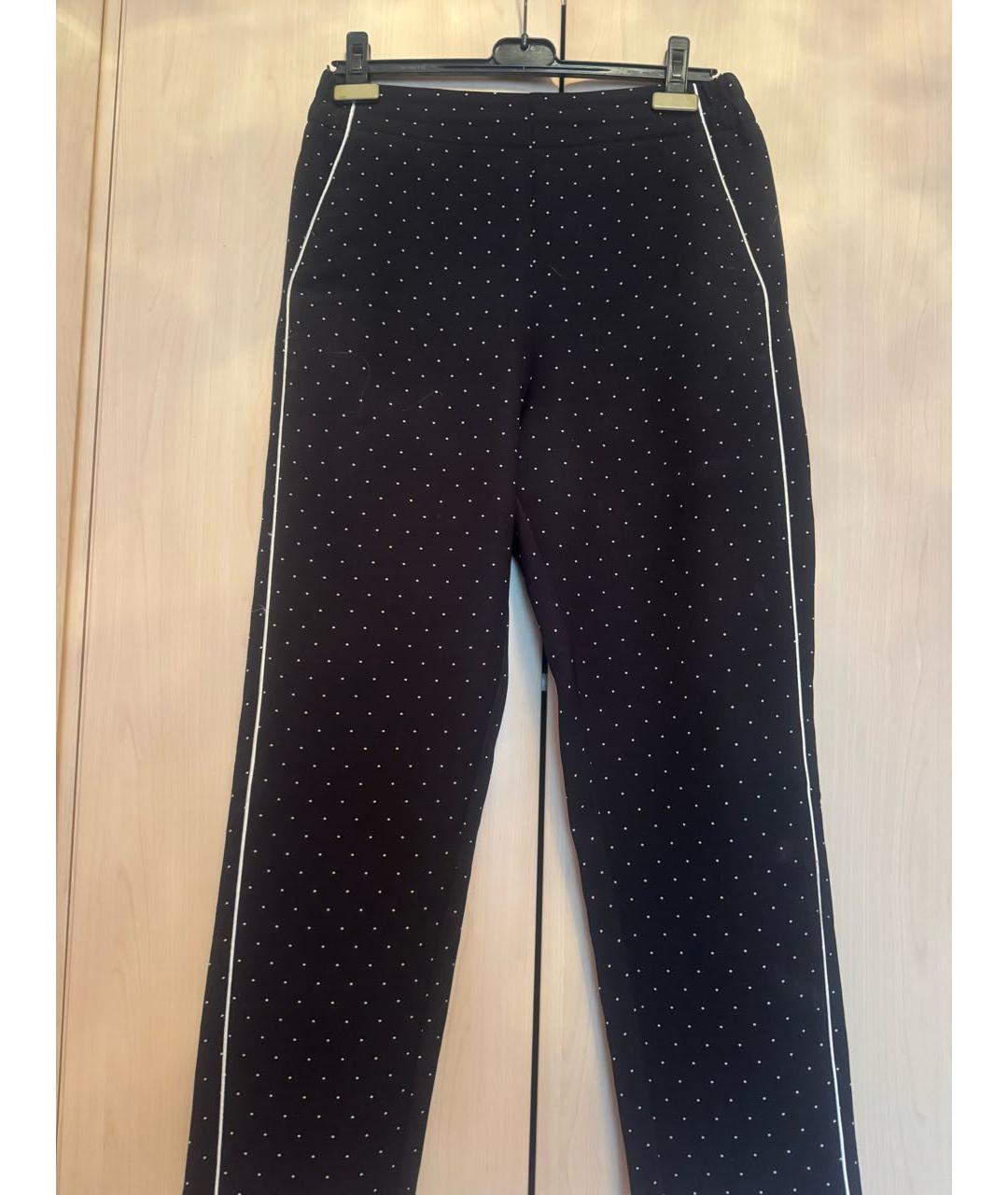 HUGO BOSS Черные полиамидовые прямые брюки, фото 6