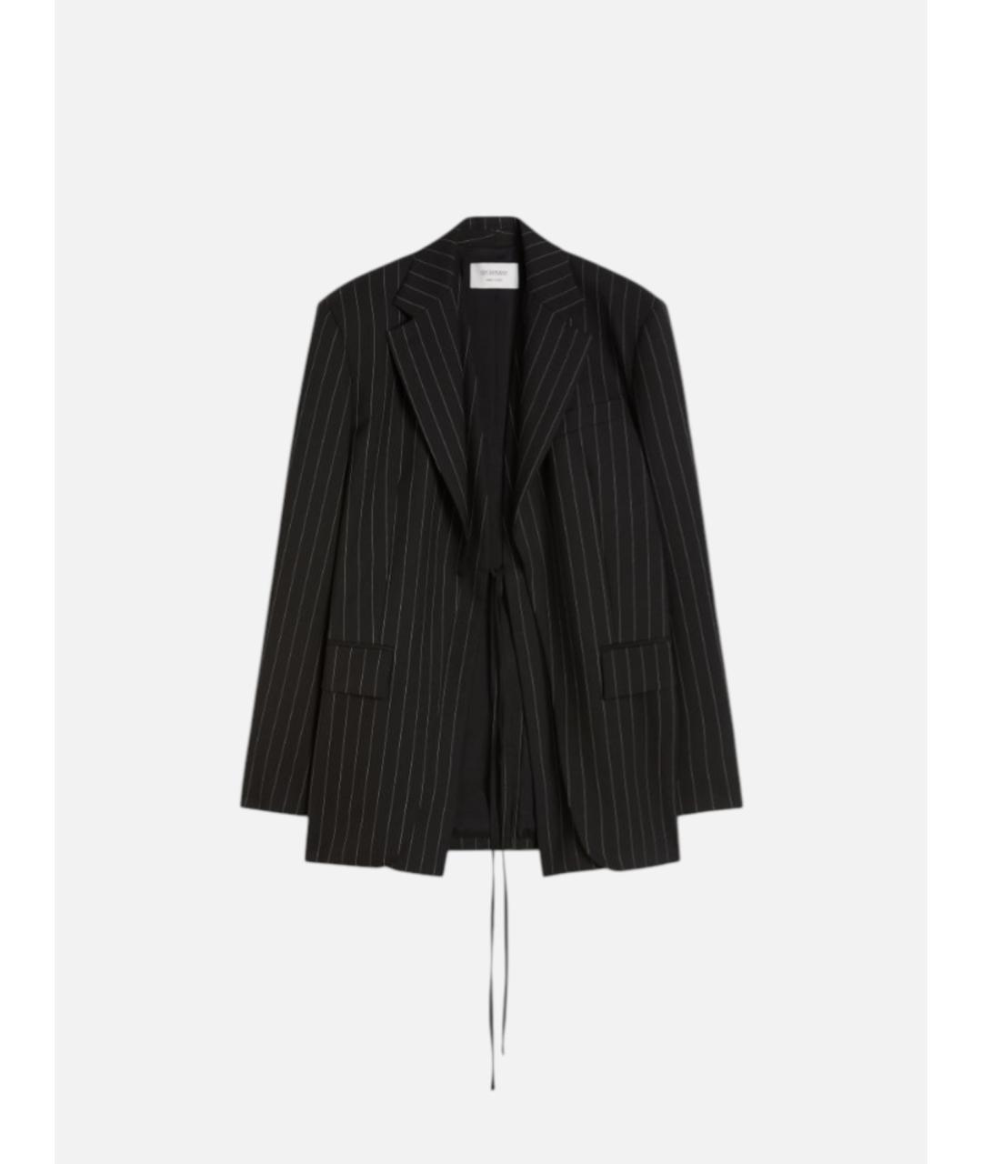 SPORTMAX Черный шерстяной жакет/пиджак, фото 6