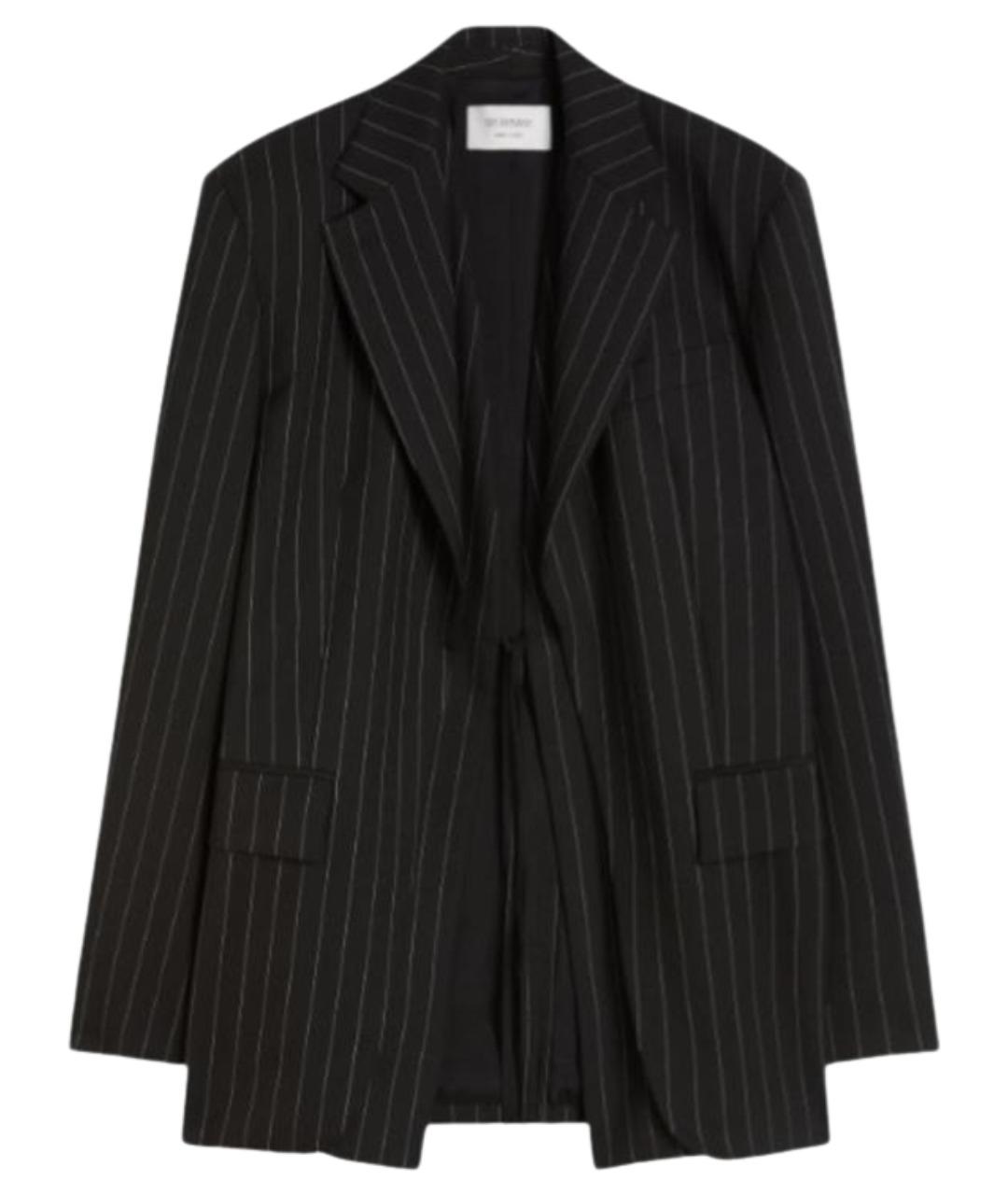 SPORTMAX Черный шерстяной жакет/пиджак, фото 1