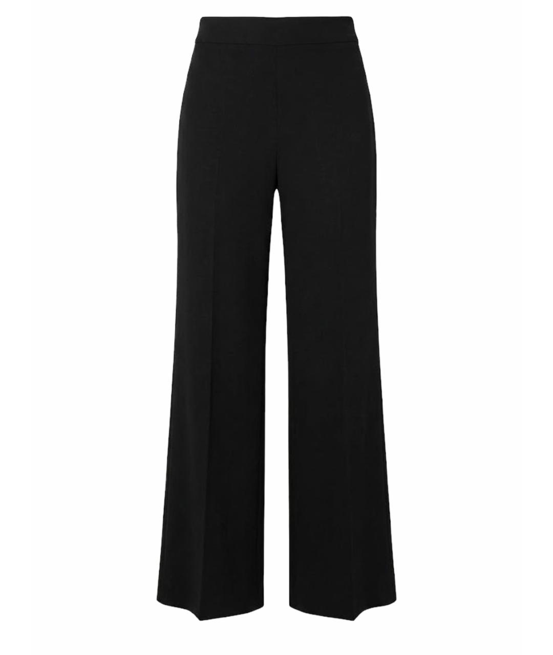 PATRIZIA PEPE Антрацитовые шерстяные брюки широкие, фото 1