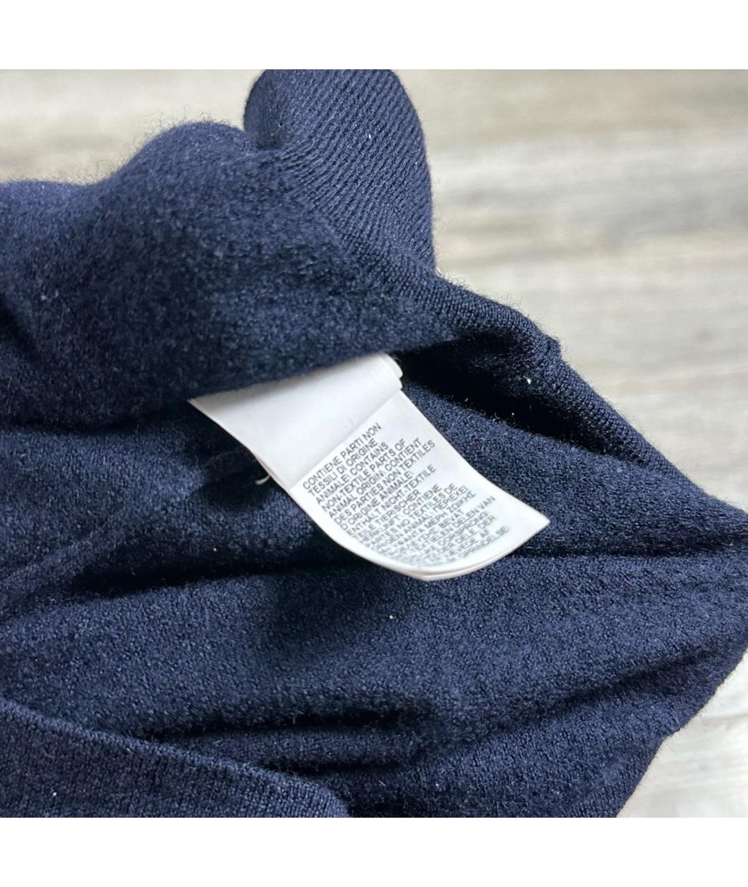 BRUNELLO CUCINELLI Темно-синий кашемировый джемпер / свитер, фото 5