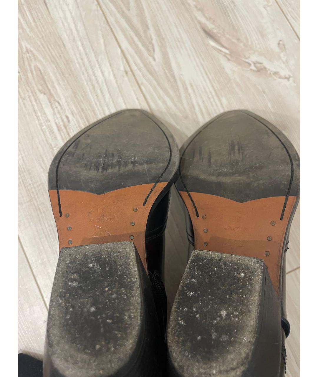 CHRISTIAN DIOR Черные кожаные ботинки, фото 8