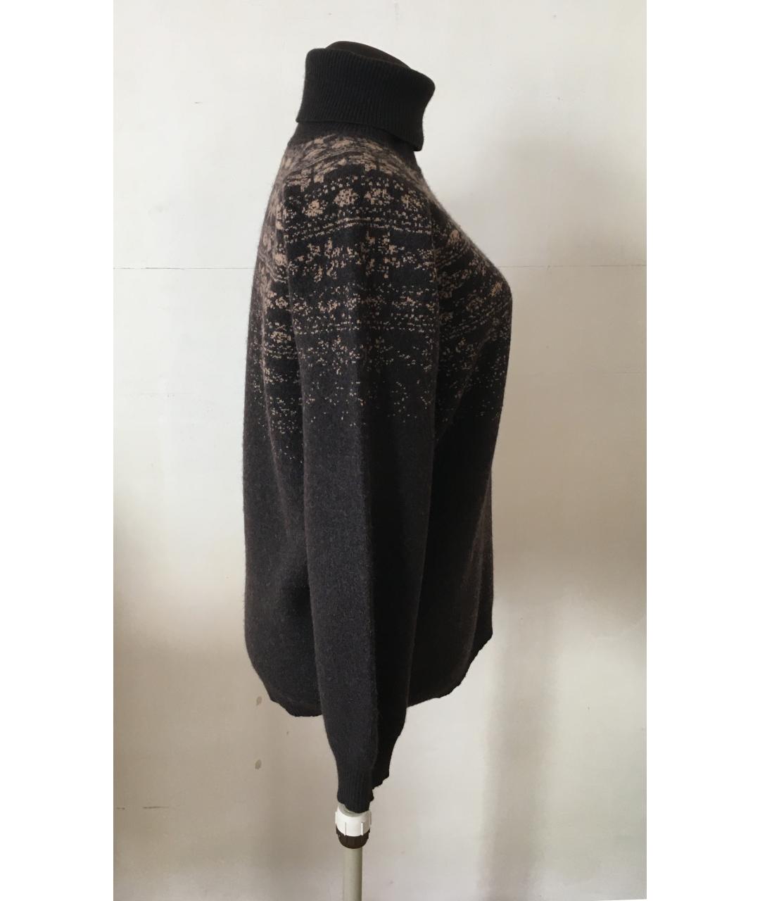 BURBERRY Коричневая шерстяная водолазка, фото 8