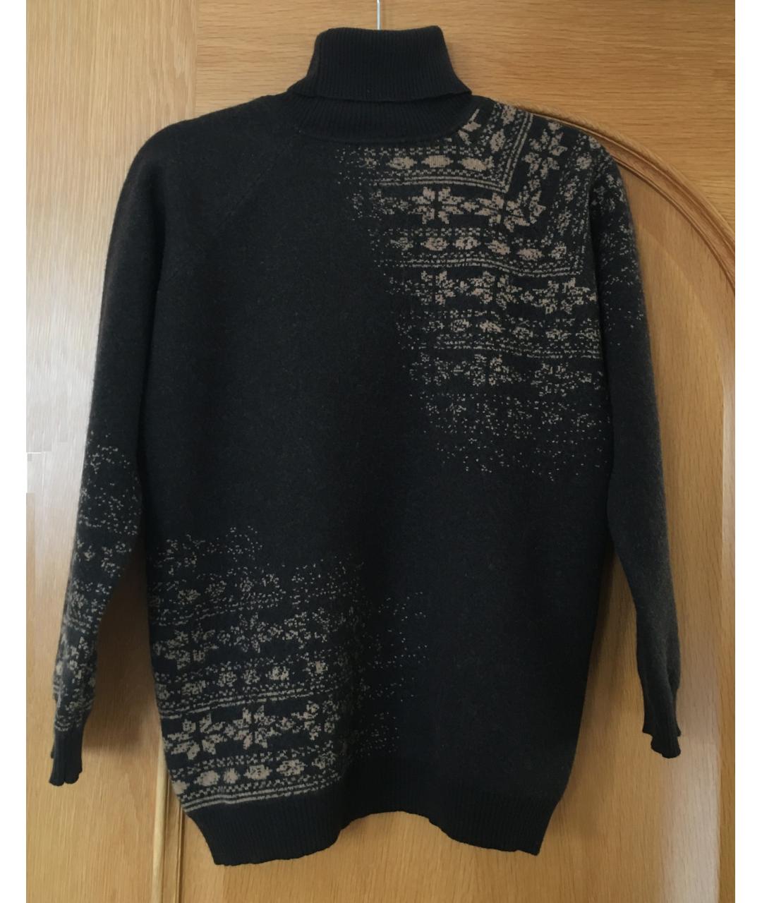 BURBERRY Коричневая шерстяная водолазка, фото 2