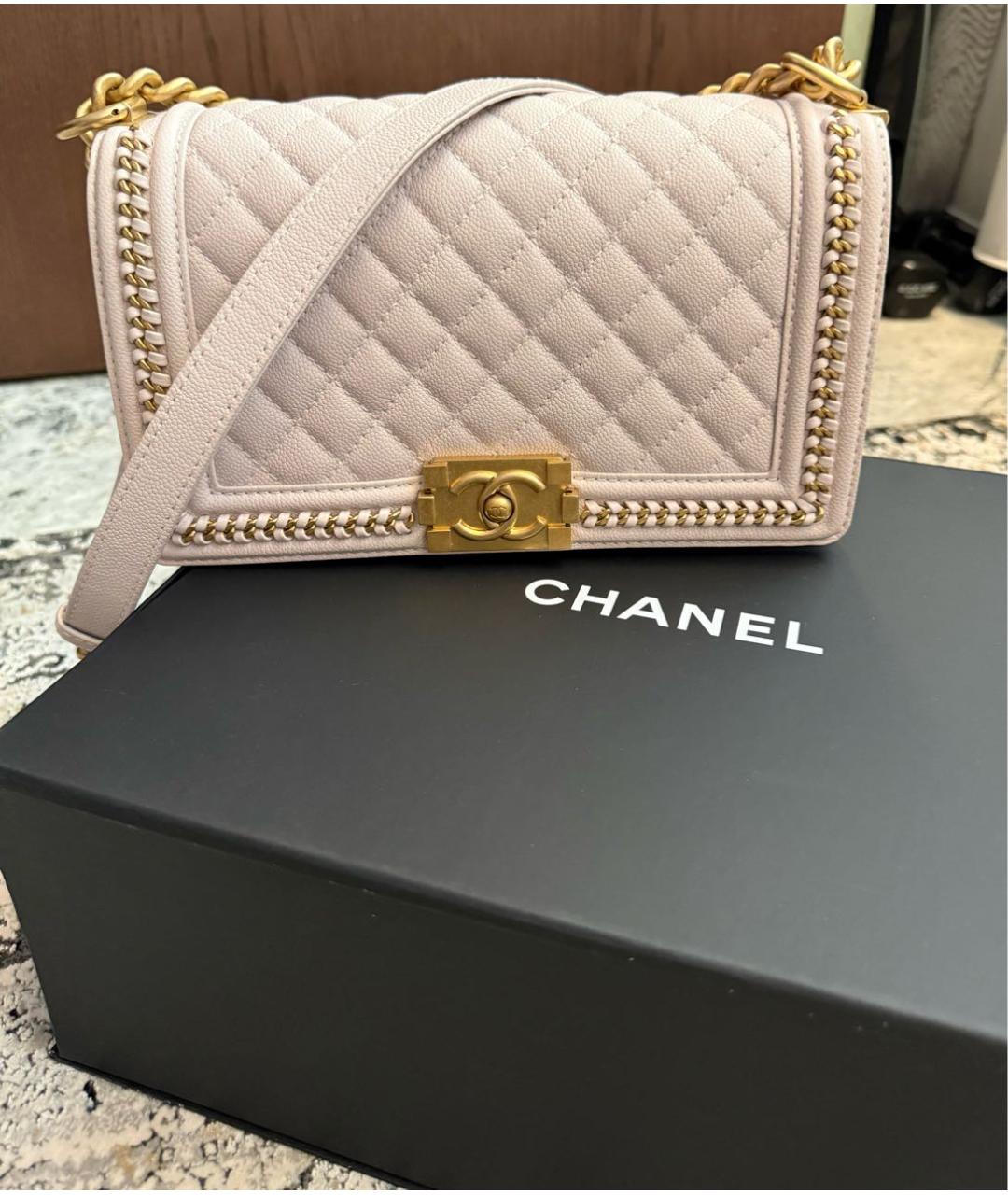 CHANEL Розовая кожаная сумка через плечо, фото 2