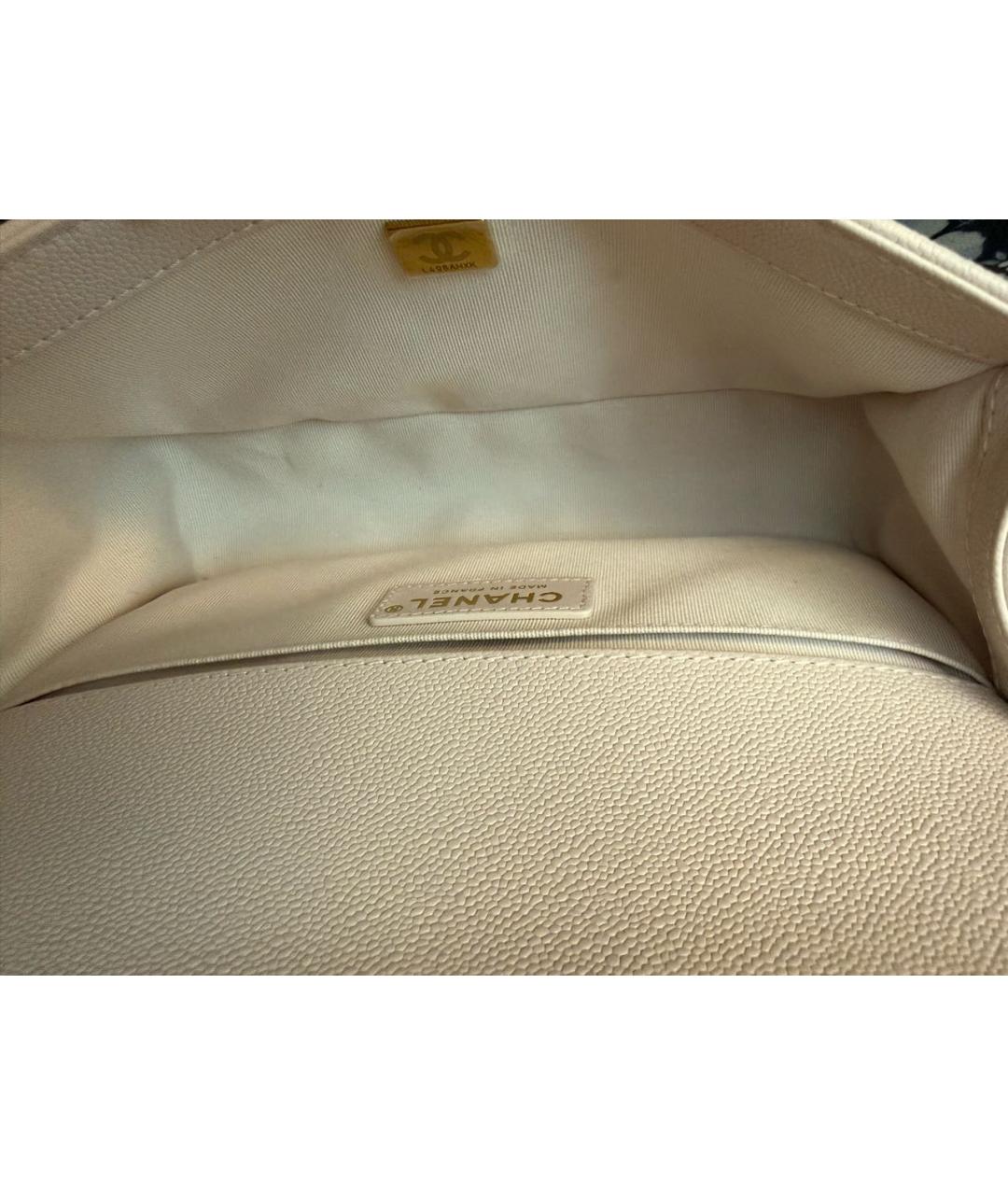 CHANEL Розовая кожаная сумка через плечо, фото 4