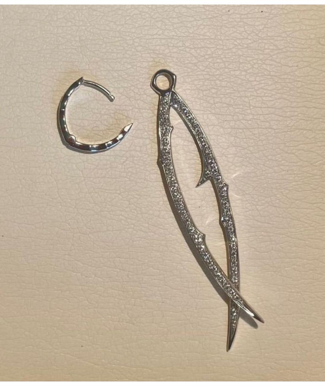 STEPHEN WEBSTER Серебряные серьги из белого золота, фото 2